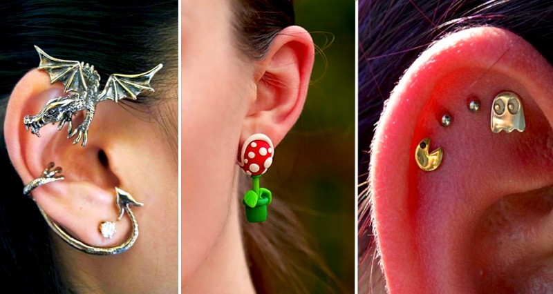 18 boucles d'oreilles créatives pour les filles originales 21