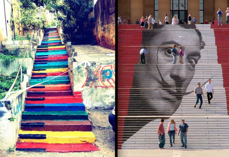 STREET ART : Les 17 plus beaux escaliers du Monde 18